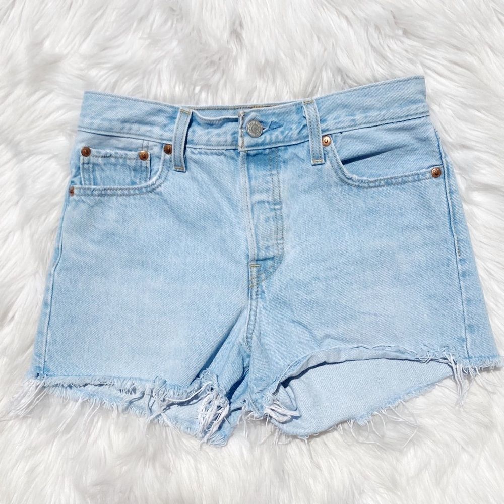 Levi’s 501 Button Fly Wedgie Jean Short Luxor Baked Size 26